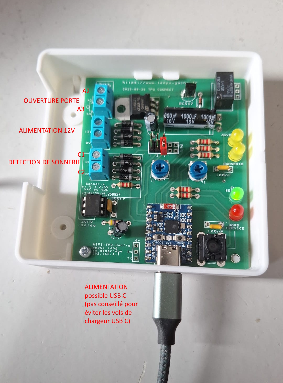 Carte TPG-CONNECT