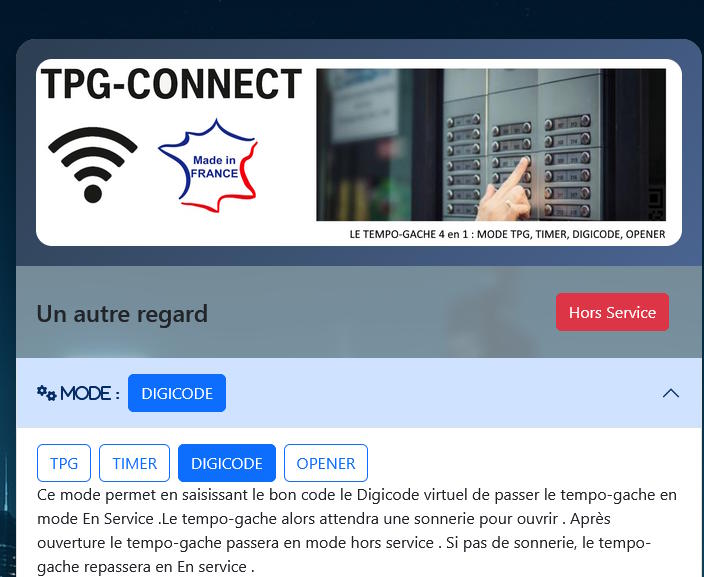 Modes TPG